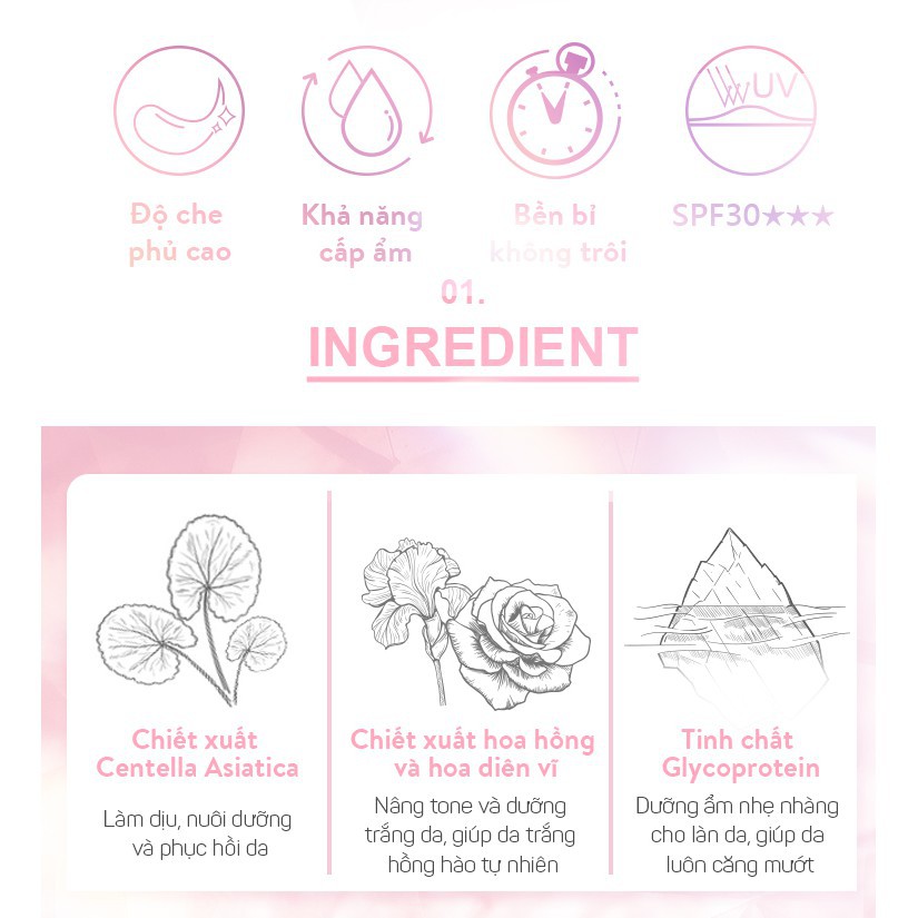 [FREESHIP] Kem lười MKUP phiên bản che phủ hoàn hảo với SPF30+++ 30ml ＊AramoMart＊ | BigBuy360 - bigbuy360.vn