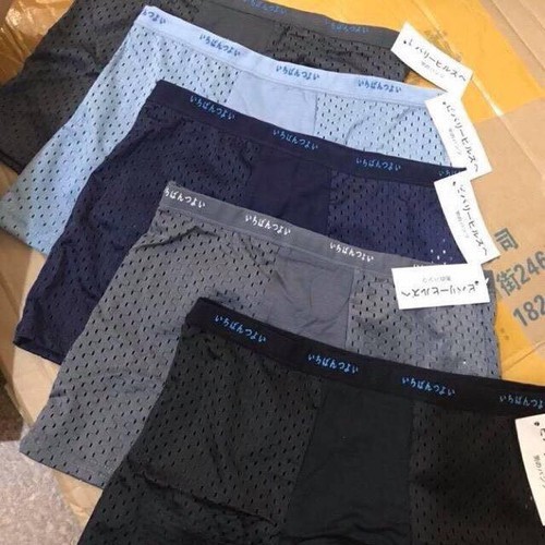 [QUẦN LÓT NAM GIÁ RẺ] - COMBO 04 QUẦN LÓT ĐÙI NAM THÔNG HƠI CAO CẤP XUẤT NHẬT - QUẦN SỊP NAM - QUẦN LÓT NAM THÔNG HƠI