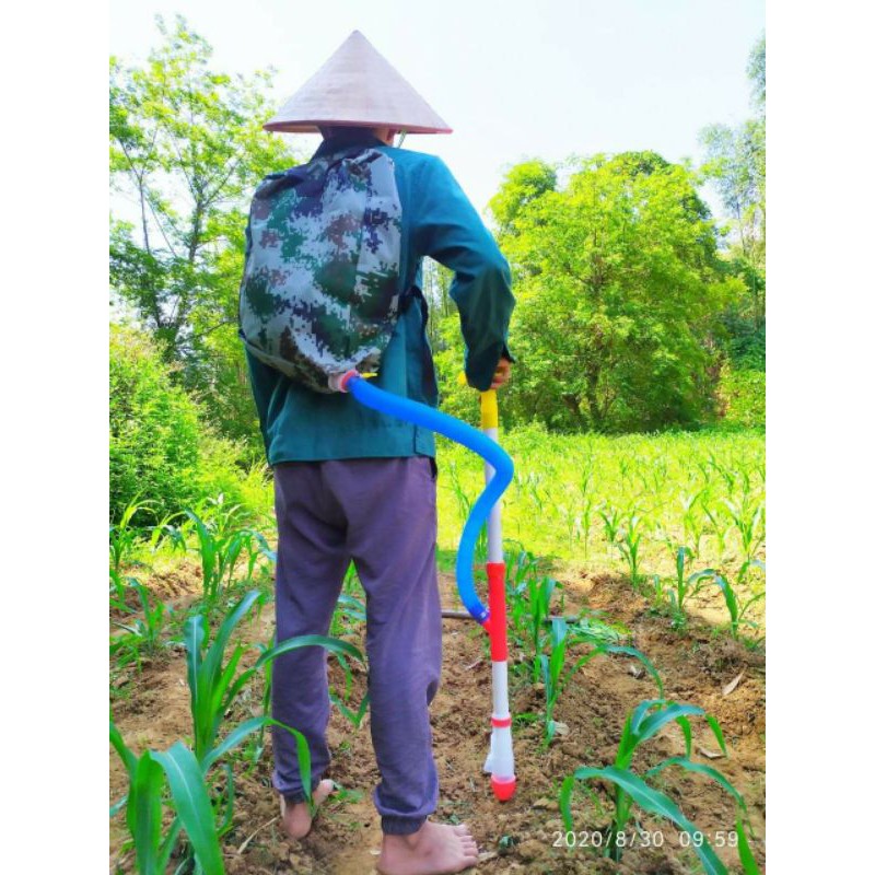 Máy  bón phân, Balo bón phân, máy gieo hạt đeo vai dành cho cây trồng cây ăn quả, ngô, khoai, sắn, đậu, lạc....