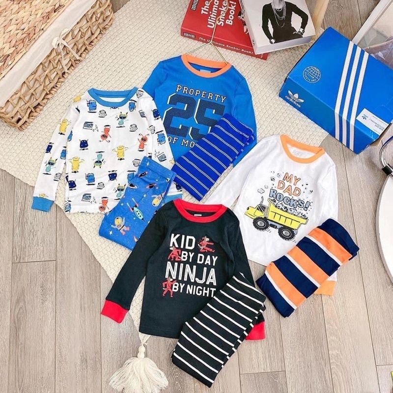 Combo 3 Bộ Dài Chất Bozip Xuất Mềm Đẹp Cho Bé Trai, Bé Gái Chọn Màu Ngẫu Nhiên