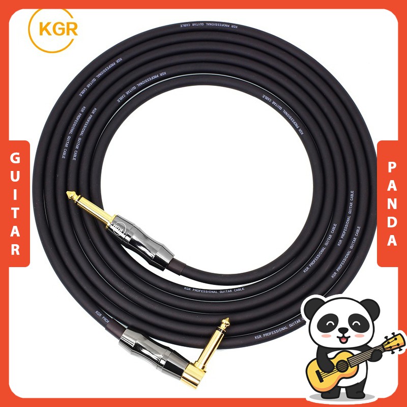 Dây Line Jack Guitar 6 Ly KGR Dài 6m Chống Noise Chống Hú, Dây Jack Âm Thanh Cắm Đàn Guitar