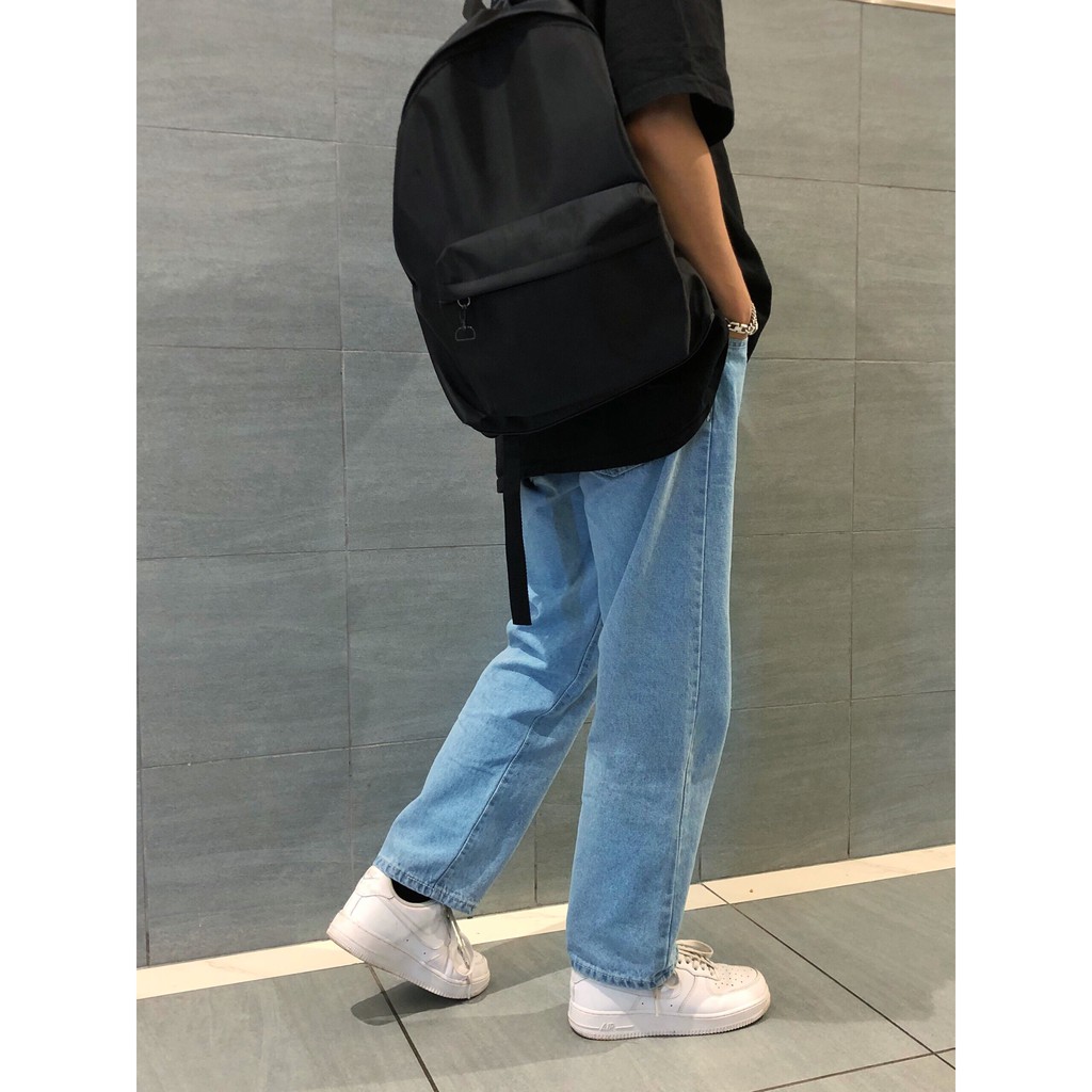 Quần Jean Ống Suông Form Rộng Unisex Nam Và Nữ | C'est Simple