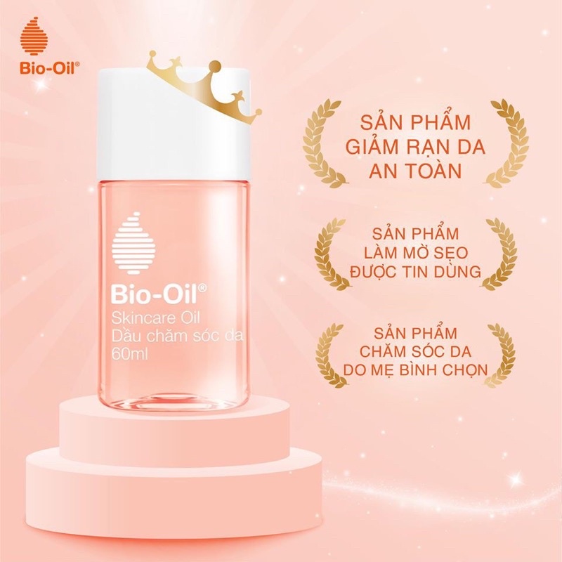 Bio oil hỗ trợ rạn da bản Úc