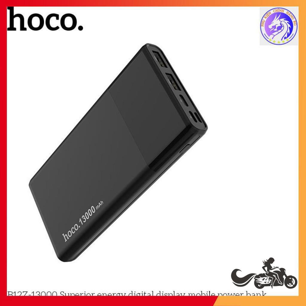 Sạc Dự Phòng Hoco B12Z 13000mah Superior 2 Usb, 3 cổng sạc vào - BH 1 Năm