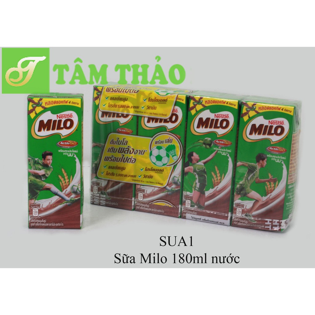 Sữa Milo Thái Lan 180ml nước (48 hộp/ thùng) 8850125010178