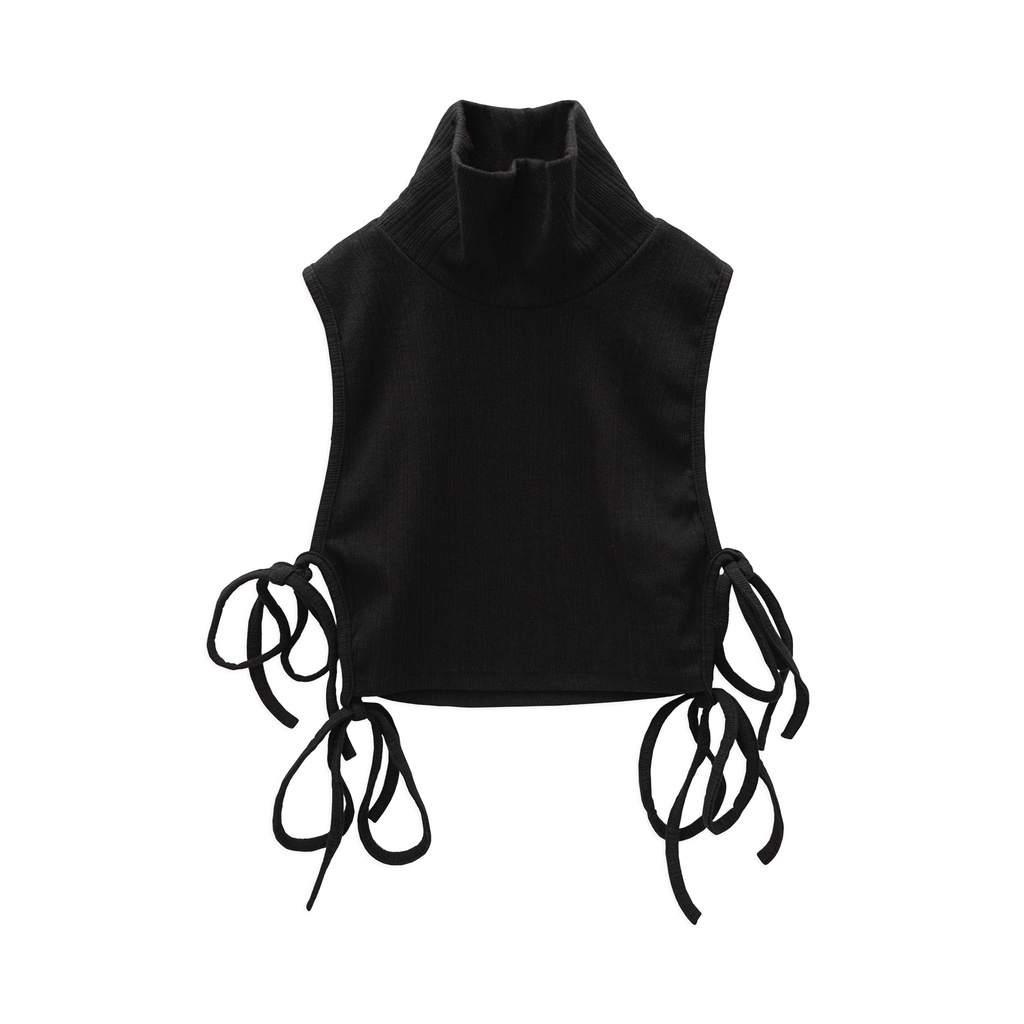 Áo Croptop Nữ High Neck , Chất Thun Gân Thoải Mái , WC000145 ,SOMEHOW