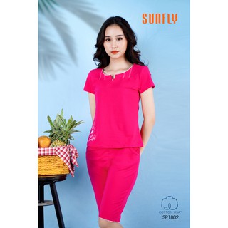 Bộ đồ mặc nhà Sunfly, xuân hè SP1802