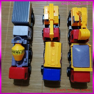 Bộ 6 chiếc xe công trình bánh đà