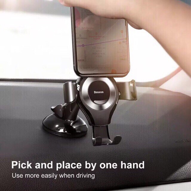 Giá đỡ điện thoại xoay 360* trên ô Tô chính hãng Baseus Car Mount Holder