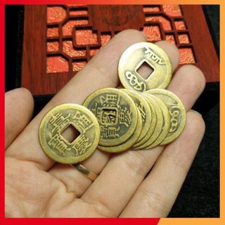 Đồng tiền xu âm dương xin đài, gieo quẻ, chiêu tài