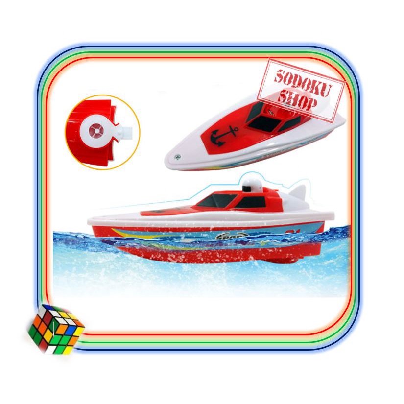 Cano Đồ Chơi - Tàu Thủy Mini Chạy Pin AA - Đồ Chơi Dưới Nước Cho Bé 02051