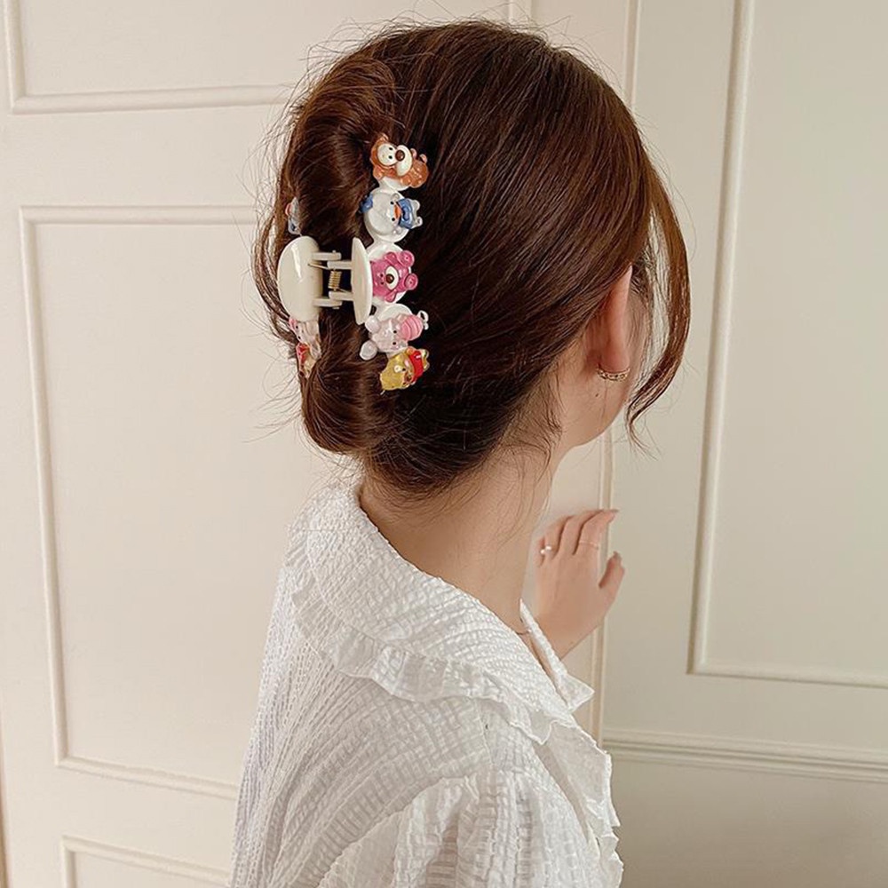 Kẹp Tóc Hình Cá Mập Bằng Nhựa Resin Dễ Thương Phong Cách Hàn Quốc Cho Nữ