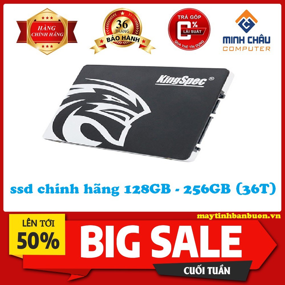 Ổ cứng SSD Kingspec P3-128 2.5 Sata III 128Gb - BH Chính hãng 36 tháng