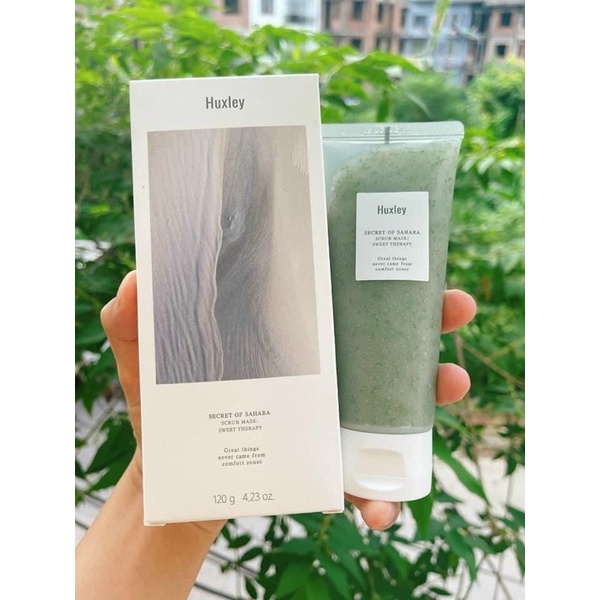 Tẩy tế bào chết xương rồng Huxley Secret Of Sahara Scrub Mask Sweet Therapy 120ml Nội Địa