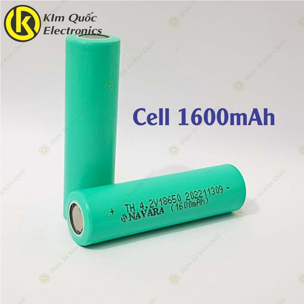 Cell Pin 18650 Navara Dung Lượng Cao 1600-2000mAh Chuyên Dùng Đóng Pin | Xả Cao 25A
