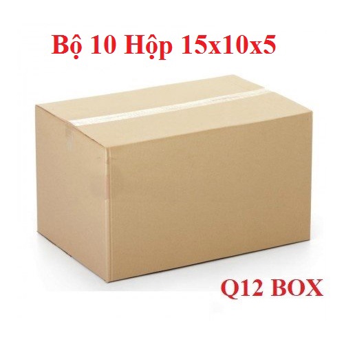 Bộ 10 Hộp Carton 15x10x5 Cm Thùng Carton Giá Rẻ