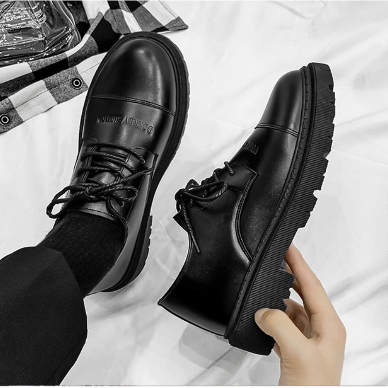 (VIDEO THẬT HÀNG TUYỂN CHỌN)  Giày Bốt dr martens MK thấp cổ tăng chiều cao 6 cm INF2 | BigBuy360 - bigbuy360.vn