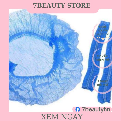 (100 chiếc) MŨ DÙNG MỘT LẦN TRONG SPA