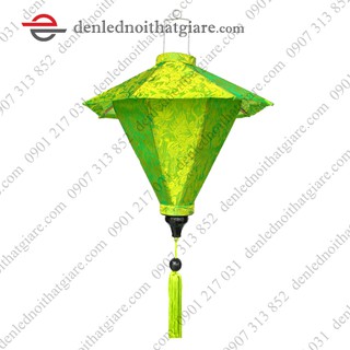 Đèn lồng HỘI AN vải lụa 40cm kiểu Dù 100L40