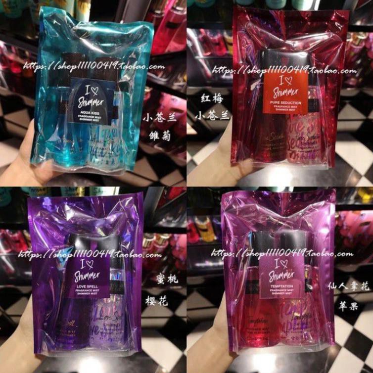 Bộ Đôi XỊt Thơm Toàn Thân Body Mist VICTORIA’S SECRET KING DC Ngọt Ngào Quyến Rũ Huyền Bí