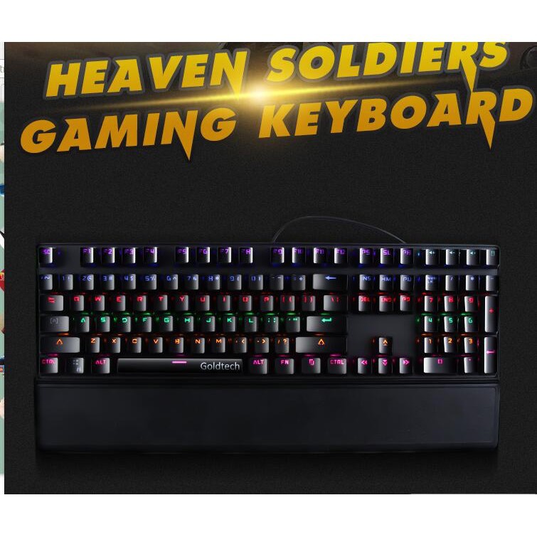 Bàn phím cơ chuyên game K25, 12 chế độ led, bảo hành 1 năm | BigBuy360 - bigbuy360.vn