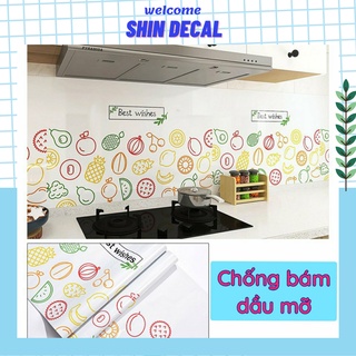 Miếng dán bếp, cuộn giấy bạc dán bếp cách nhiệt db h04