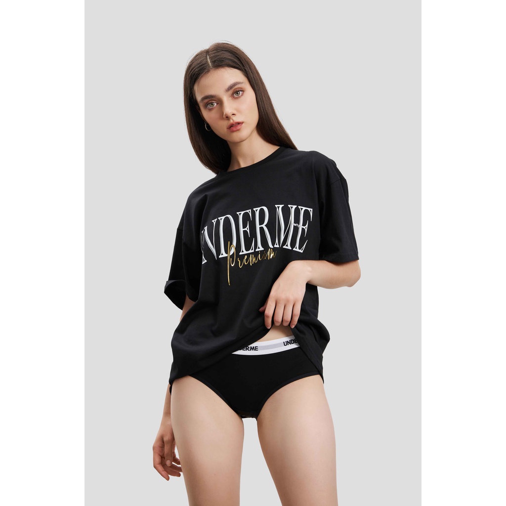 Áo thun cotton UNDERME in tráng gương - UNC001