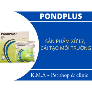 1 GÓI PONDPLUS  200GR – men vi sinh cao cấp của Bayer - Đức chuyên dùng để xử lý nước hồ koi, ao tôm, cá...