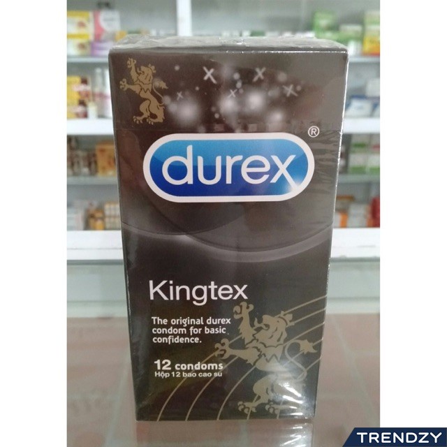 Bao Cao Su Durex Kingtex 12 Bao + Tặng Đèn Soi Lấy Ráy Tai