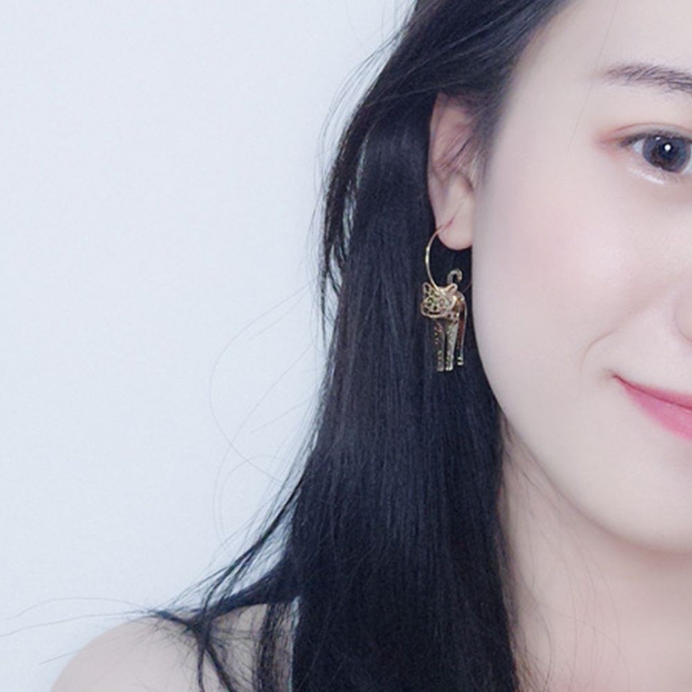 Khuyên Tai Chuỗi Hình Thú Phong Cách Boho