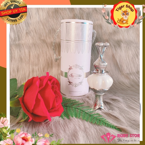 Tinh Dầu Nước Hoa Dubai Nội Địa Supreme Musk 20ml Ngọt Ngào, Dễ Thương