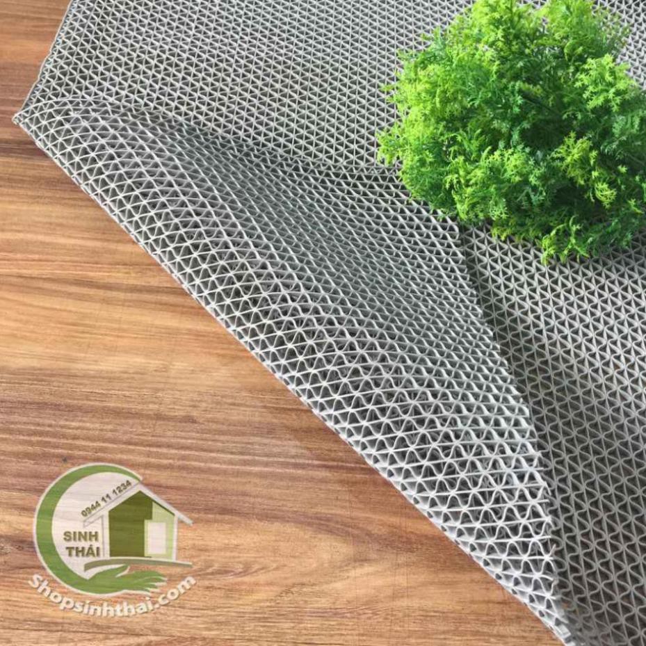 Thảm nhựa lưới chống trơn màu xám - khổ 90cm