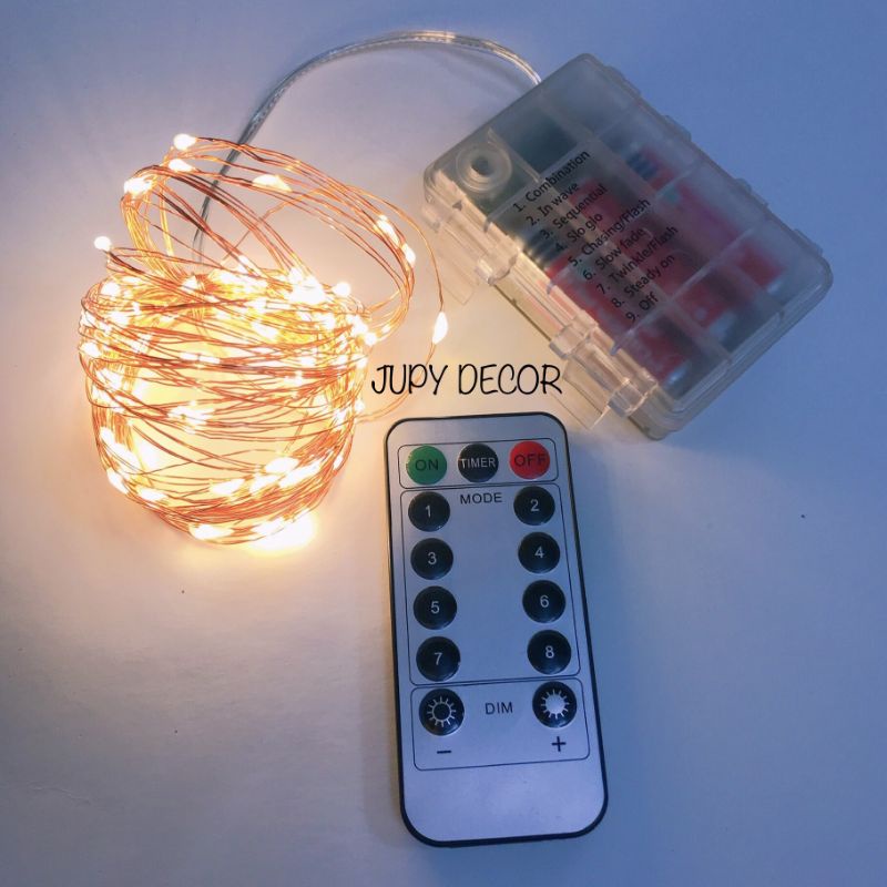 Đèn đom đóm /đèn fairy light lung linh trang trí nhà cửa thêm đẹp ( lựa chọn xài điện, pin,usb
