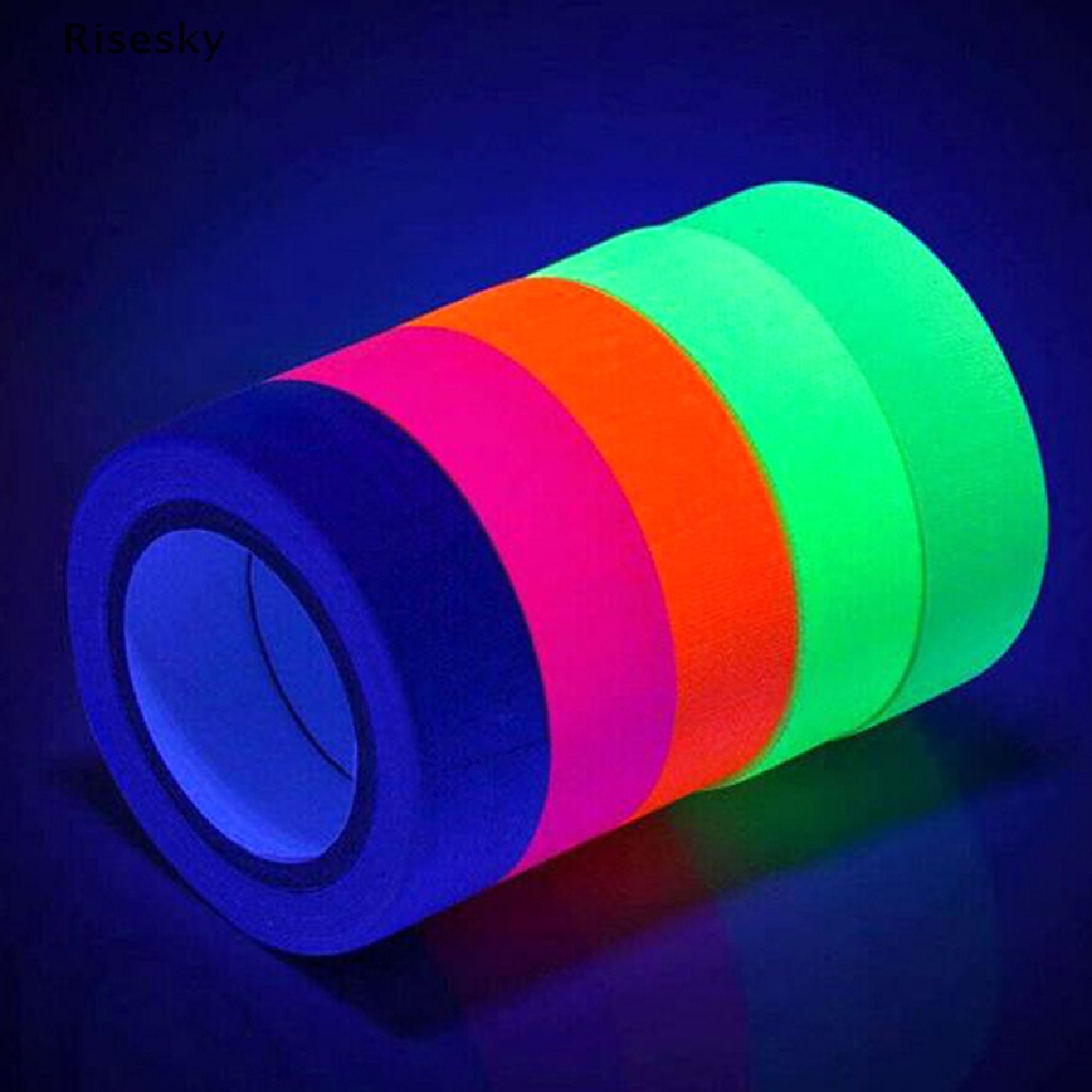 Set 6 Cuộn Băng Keo Phát Sáng Trong Tối Màu Neon