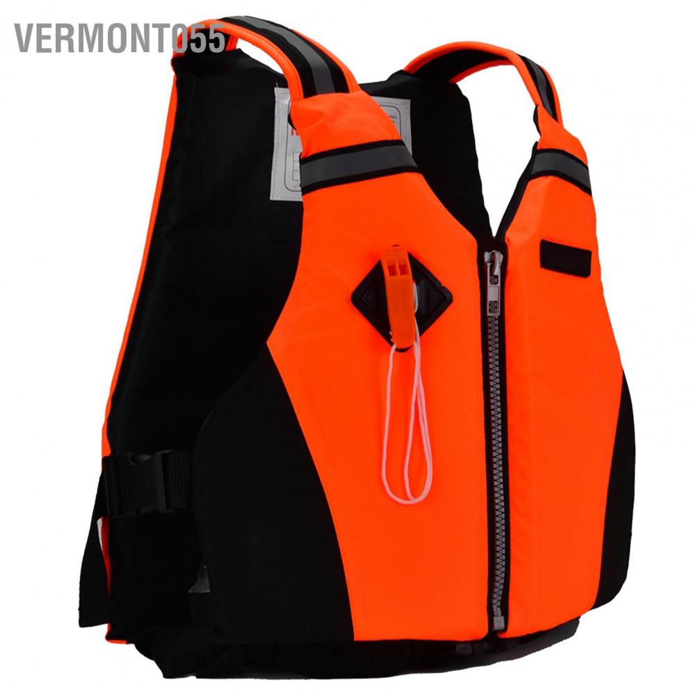 Có thể bán buôn Chèo thuyền kayak Bơi lội An toàn dành cho Người lớn Áo khoác phao Vest có dây đeo phản quang còi Vermont055 Hàng giao ngay