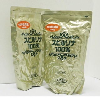 Tảo xoắn Spirulina 2400 viên dạng túi hàng nội địa Nhật Bản