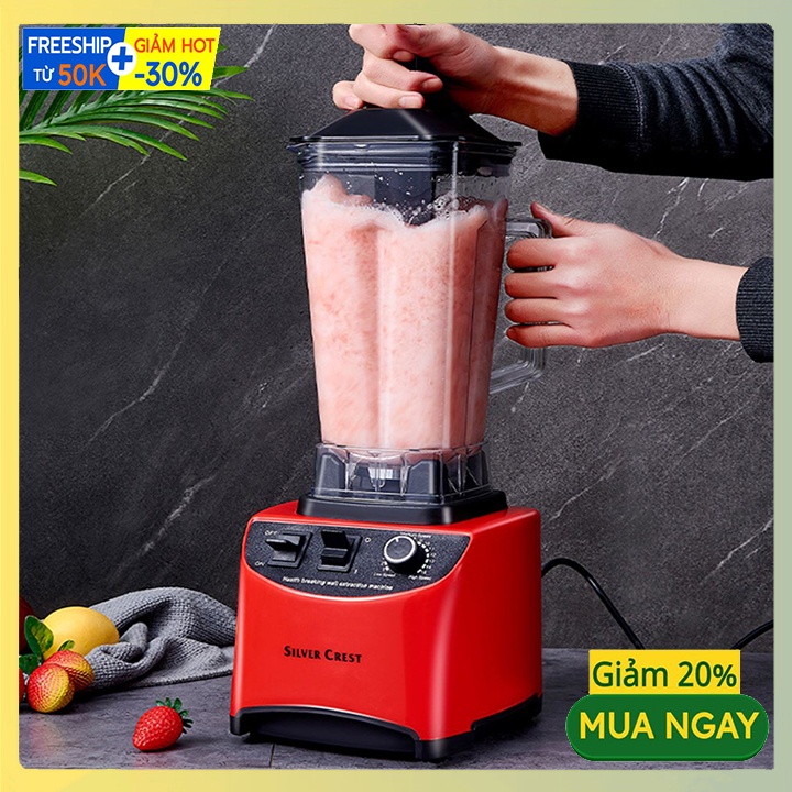 Máy xay sinh tố và làm sữa hạt đa năng Silver Crest 3500W