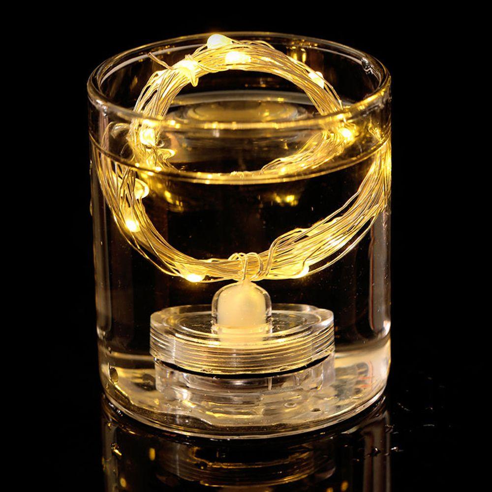 Dây Đèn LED 10 / 20 Bóng Chống Nước Trang Trí Bình Hoa