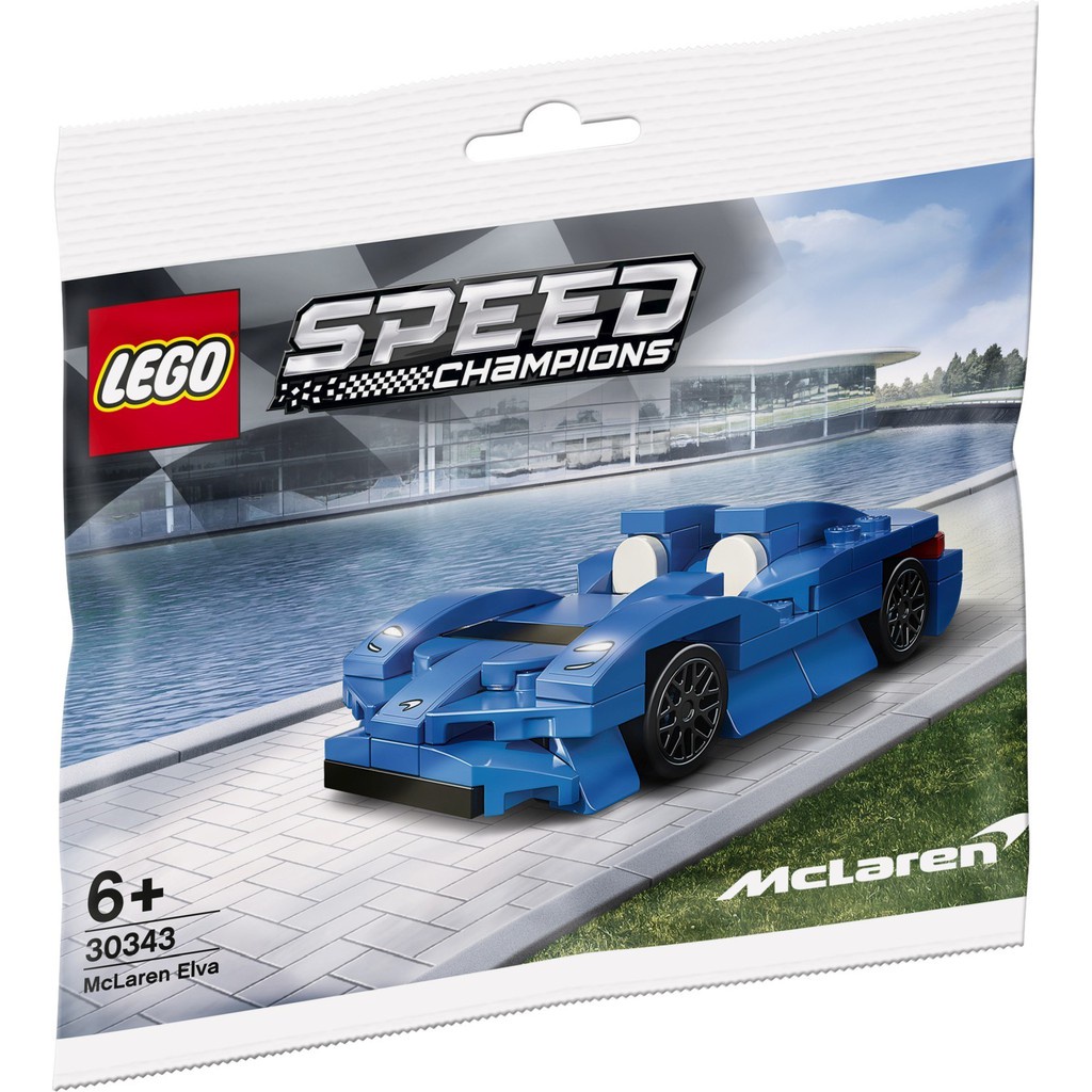 30343 Đồ chơi lắp ráp Iego Speed Champions McLaren Elva polybag - xe McLaren Elva phiên bản mini
