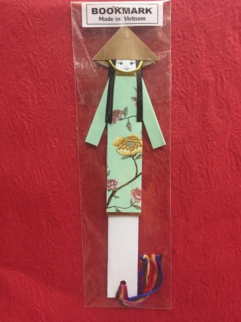 Kẹp sách đánh dấu trang hình cô gái áo dài