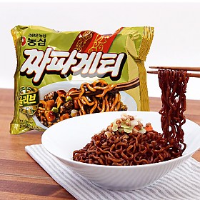 Lốc 5 Gói Mì Trộn Tương Đen Nongshim Chapagetti - Hàn Quốc | BigBuy360 - bigbuy360.vn