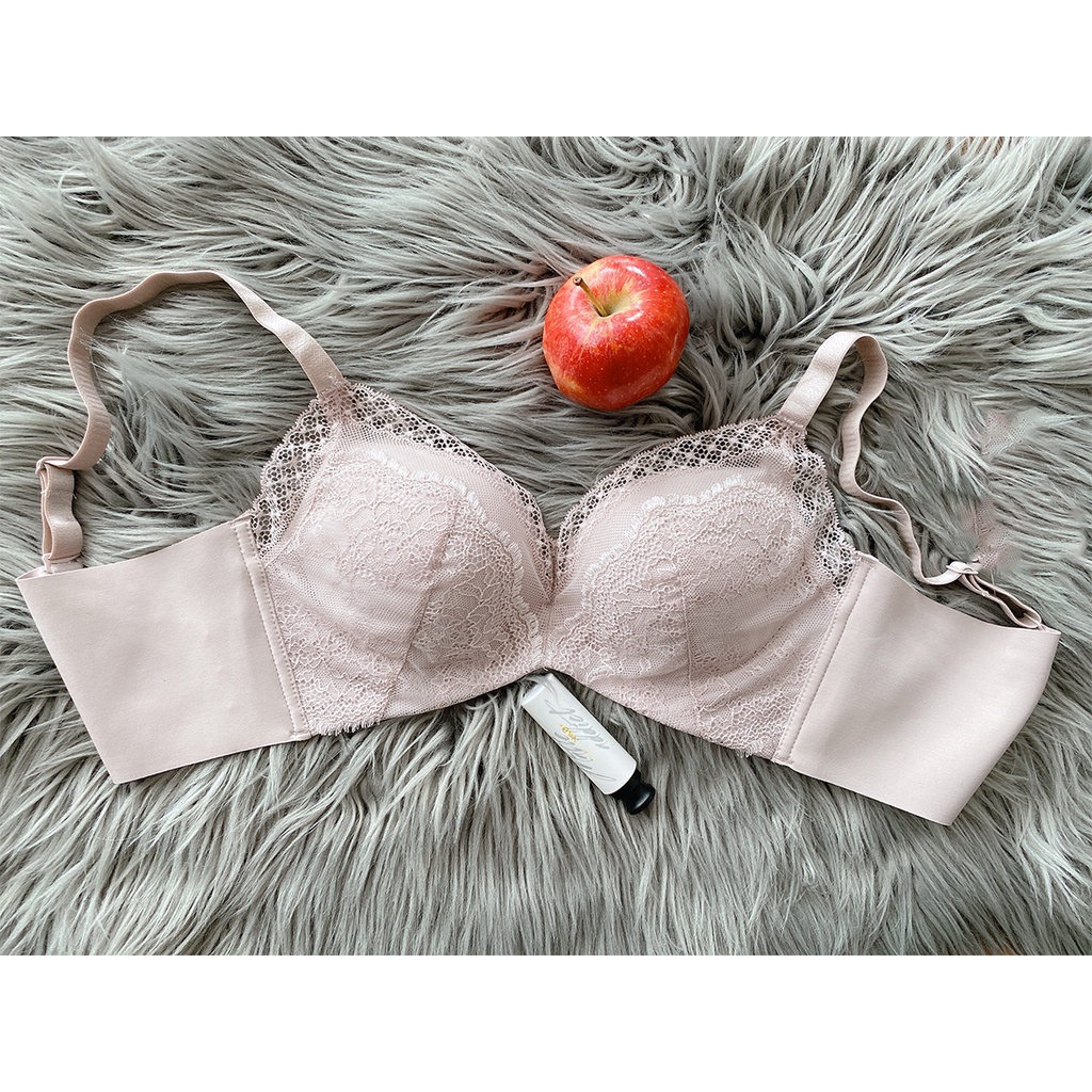 Áo Lót Nữ Không Gọng Siêu Đẩy LUPERI Bản Đai 3 Móc Chắc Chắn, Ôm Nâng Ngực - LUAL855