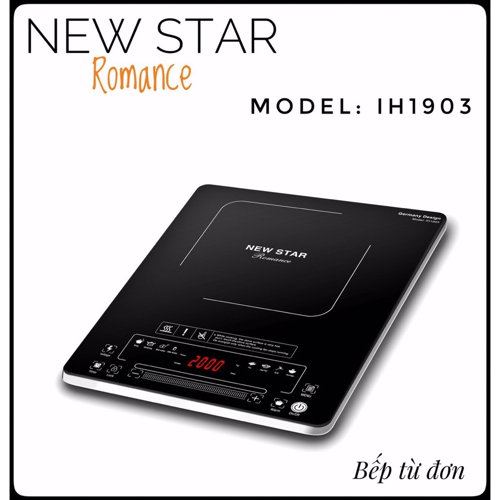 Bếp Từ Đơn NEWSTAR ROMANCE IH-1903