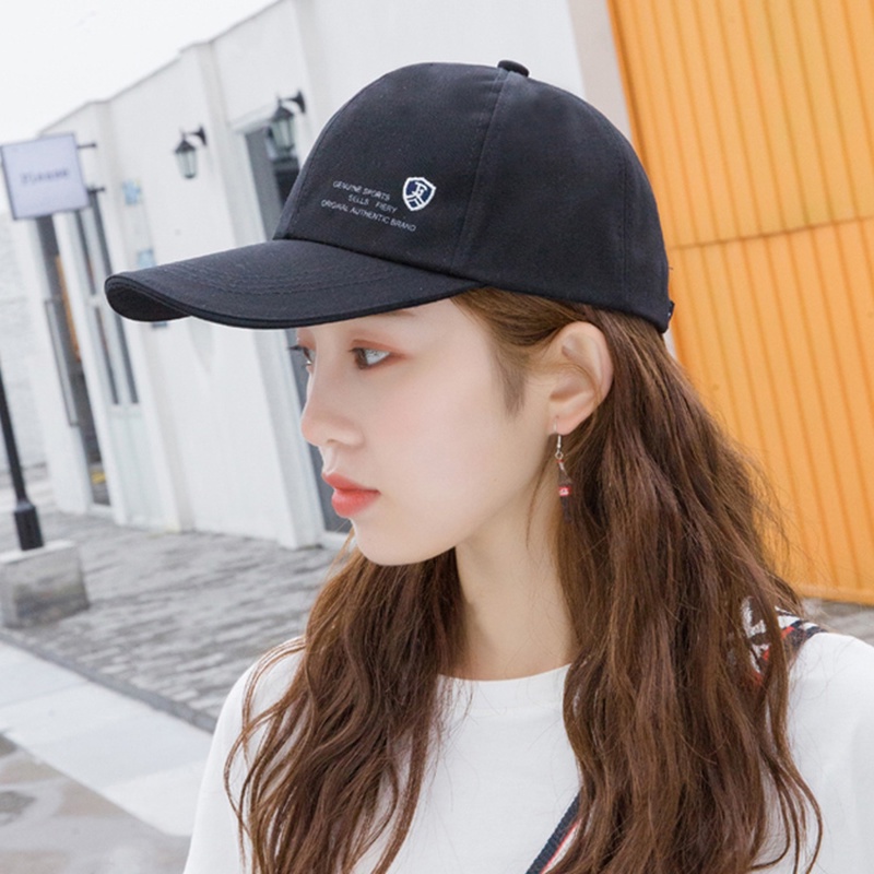 Mũ Lưỡi Trai Unisex Bằng Cotton Thêu Họa Tiết Mùa Xuân Có 5 Màu Tùy Chọn