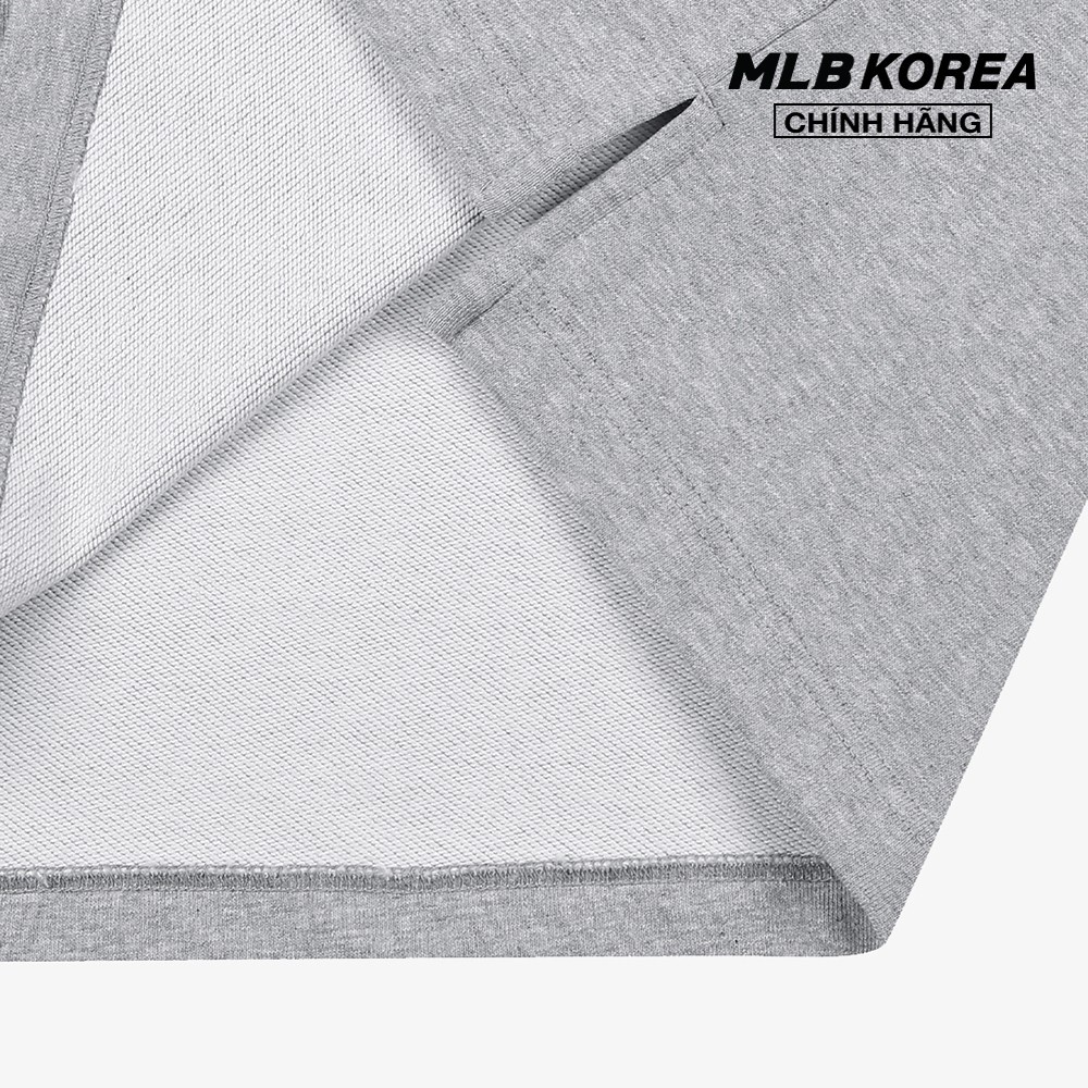 MLB - Áo hoodie tay ngắn phối mũ trùm Mega Logo 31HD52131-43M