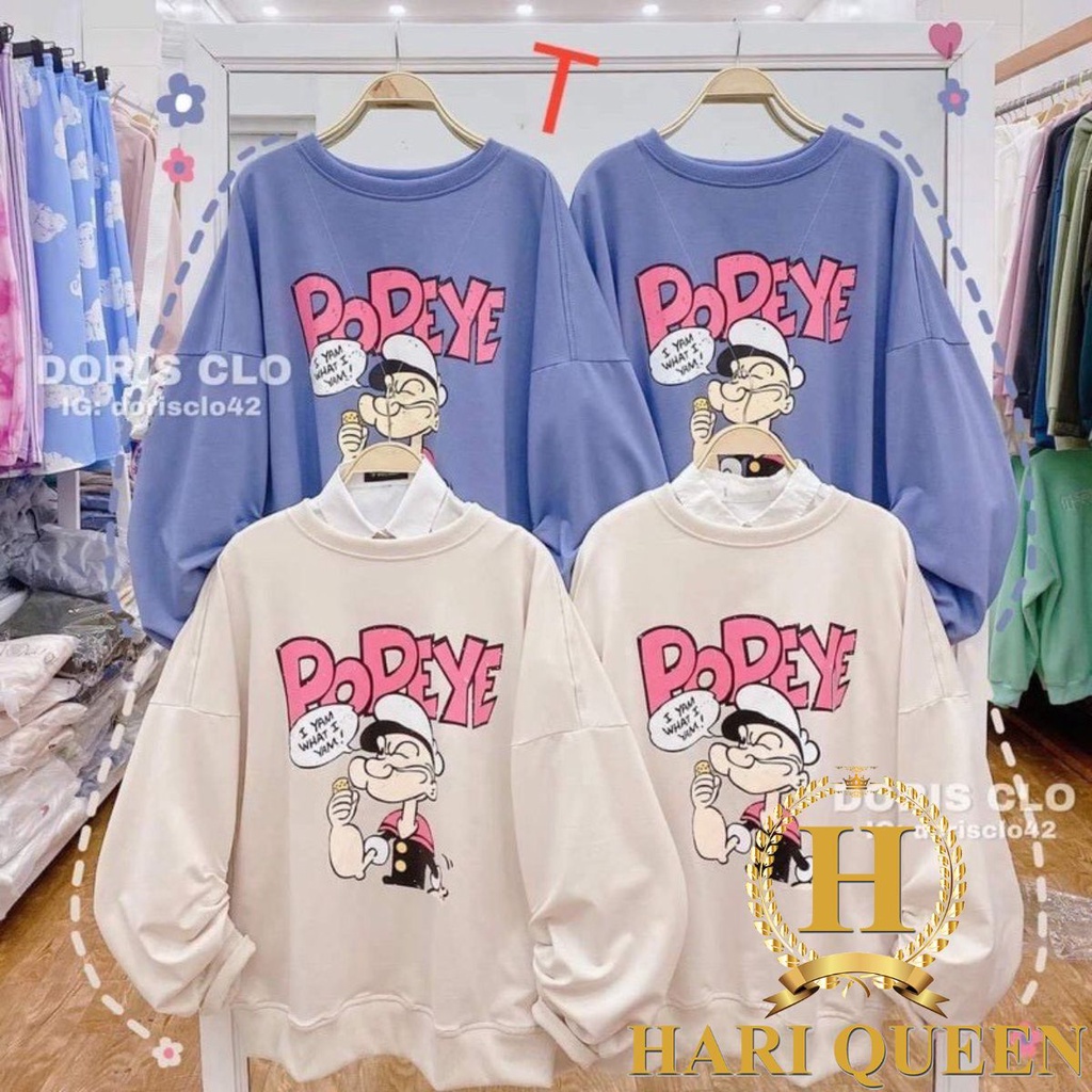 Áo thun bo gấu Popeye HARI0121