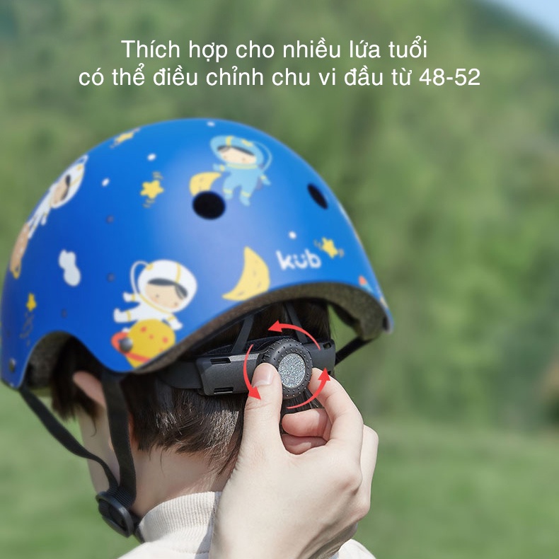 Đồ bảo hộ chân tay cao cấp KUB, mũ nón bảo hộ cho bé an toàn khi chơi thể thao
