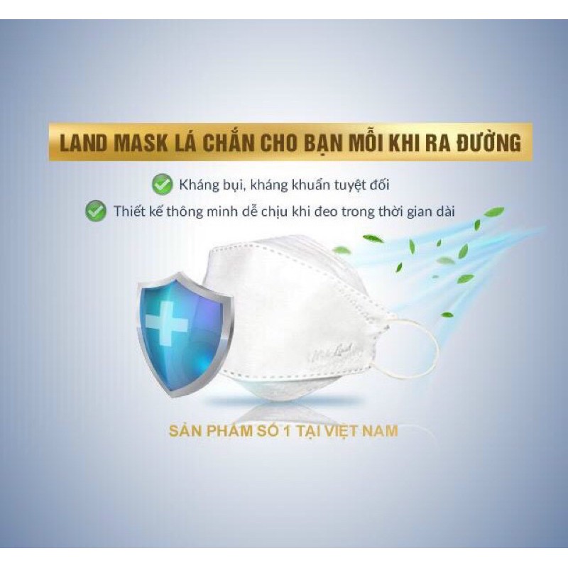 3D LAND MASK VIP ĐỎ Bịch 6 cái | BigBuy360 - bigbuy360.vn