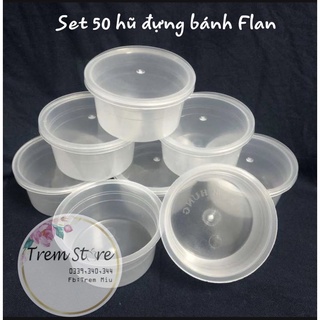 Hộp/Hũ đựng bánh Flan, rau câu