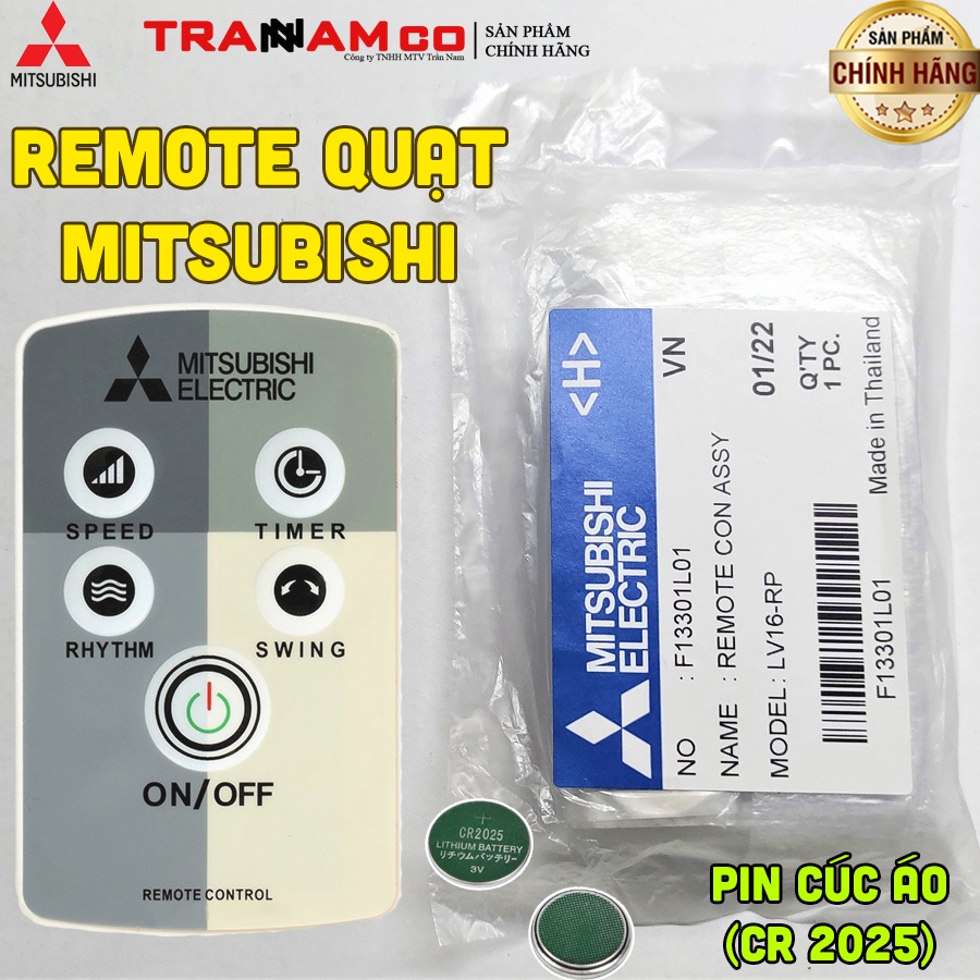 (Chọn hoả tốc)REMOTE ĐIỀU KHIỂN QUẠT MITSUBISHI